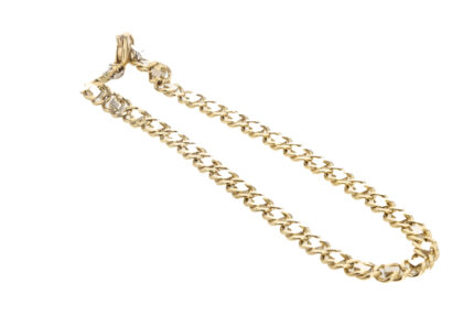 PULSERA 2 COLORES 18K