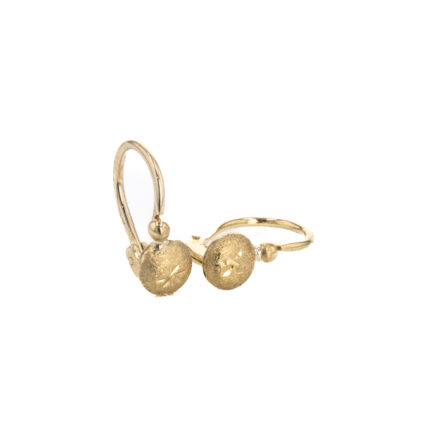 ARETES ZARZILLOS DIAMANTADOS 18K
