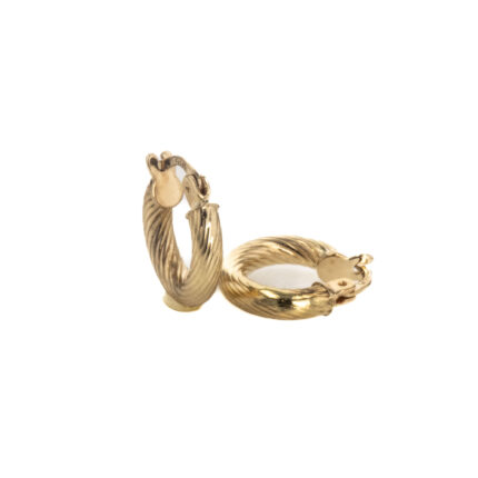 ARETES CANDONGAS 18K