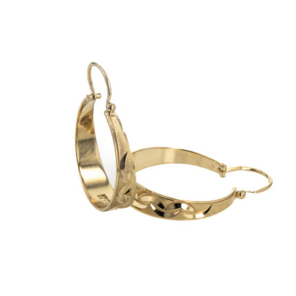 ARETES CANDONGAS 18K