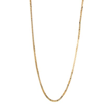 CADENA TEJIDO CAJA 18K