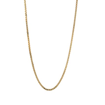 CADENA TEJIDO CAJA 18K