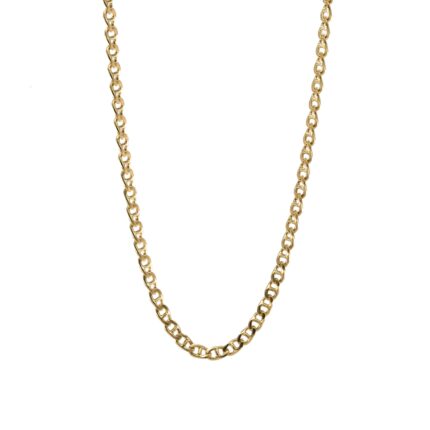 CADENA TEJIDO ANCLA 18K