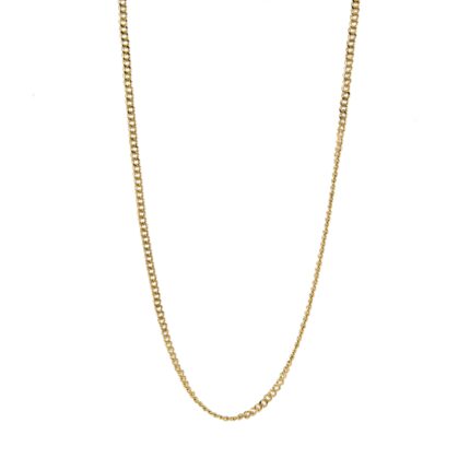 CADENA TEJIDO CUBANA 18K