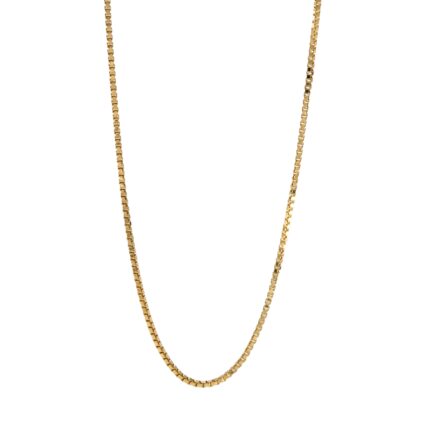 CADENA TEJIDO CAJA 18K
