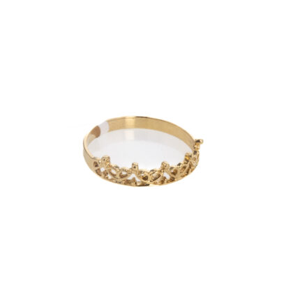 ANILLO CORONA 18K